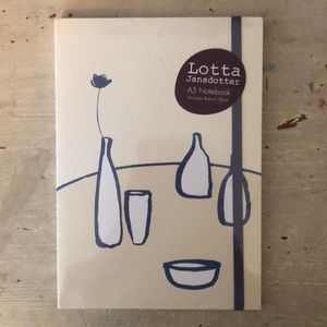 Lotta Jansdotter A5 notebook with rub on transfers